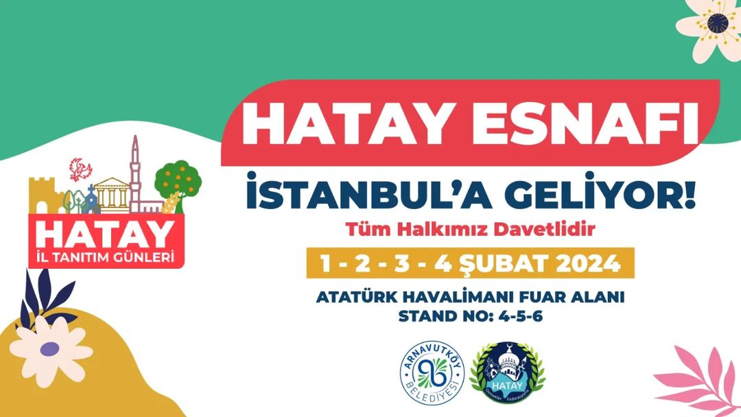 Arnavutköy Belediyesi - Hatay Esnafı İstanbul'a Geliyor